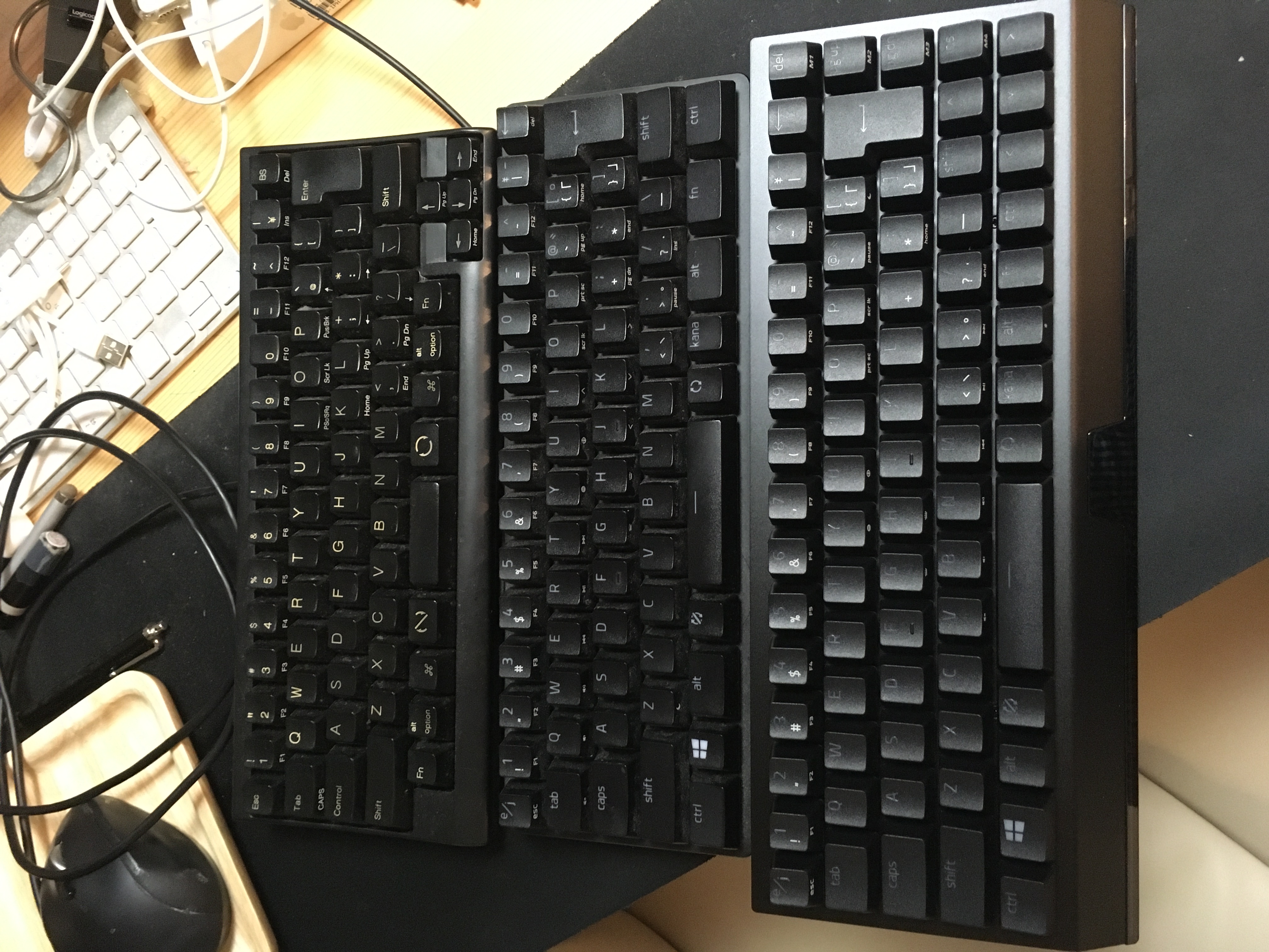 歴代キーボード3機種